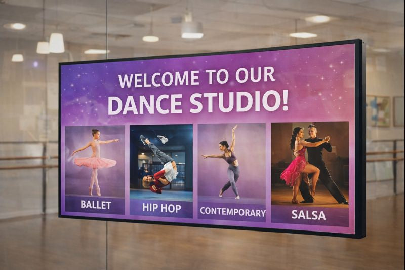 43" Infinity Screen - Indoor Digital Marketing Signage with Free Design